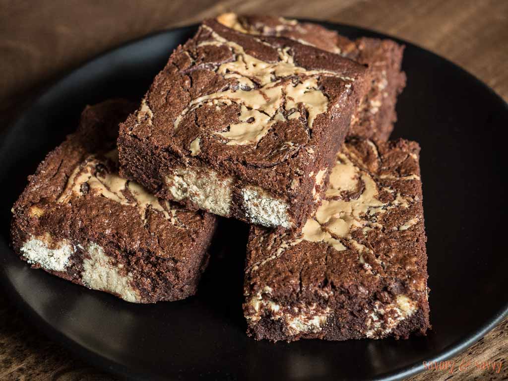 Tahini and Halva Brownie 