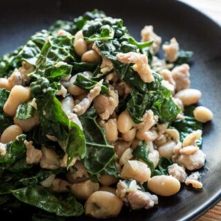 Sausage with Tuscan Kale and White Bean Recipe