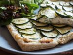 Zucchini and ricotta tart